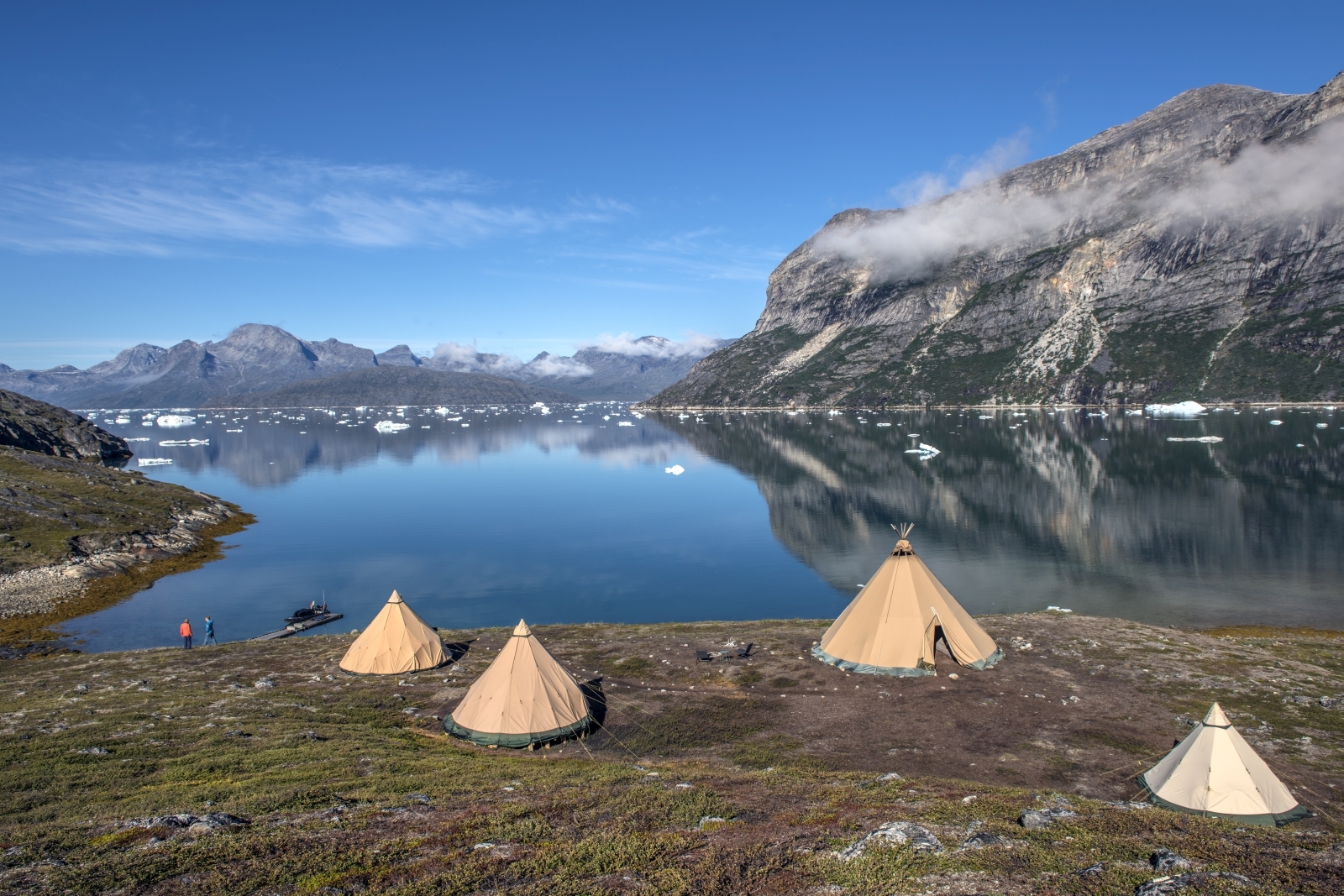 Camp Kiattua in Greenland