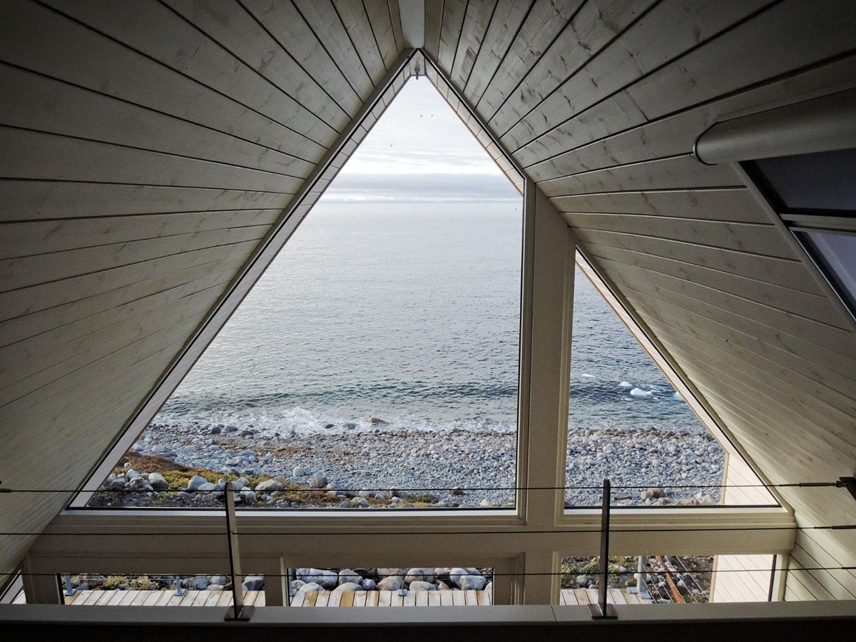 Sea view from a bungalow at Ilimanaq Lodge Greenland