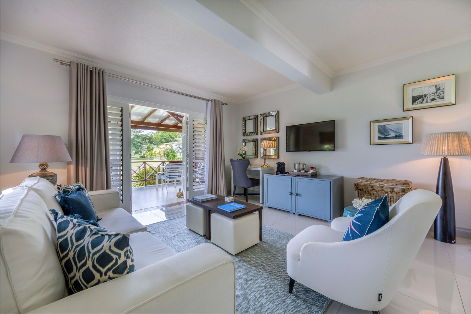 interiors of a pool suite of Calabash Hotel, Grenada