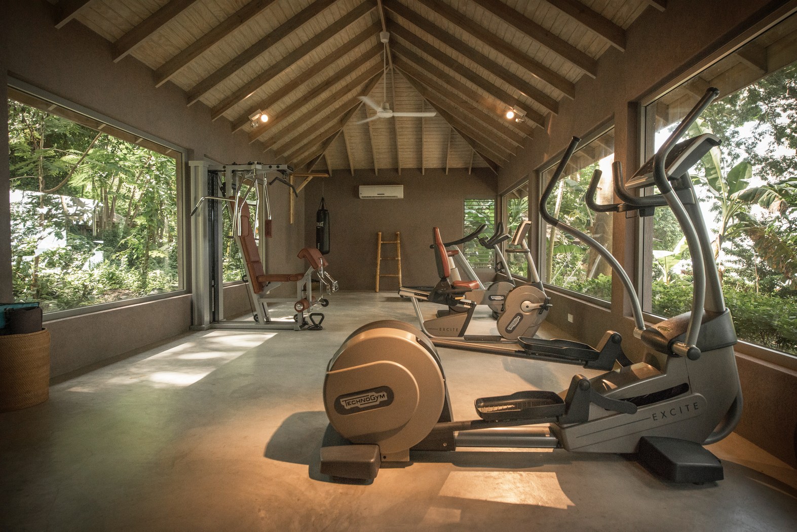 They gym of Laluna, Grenada