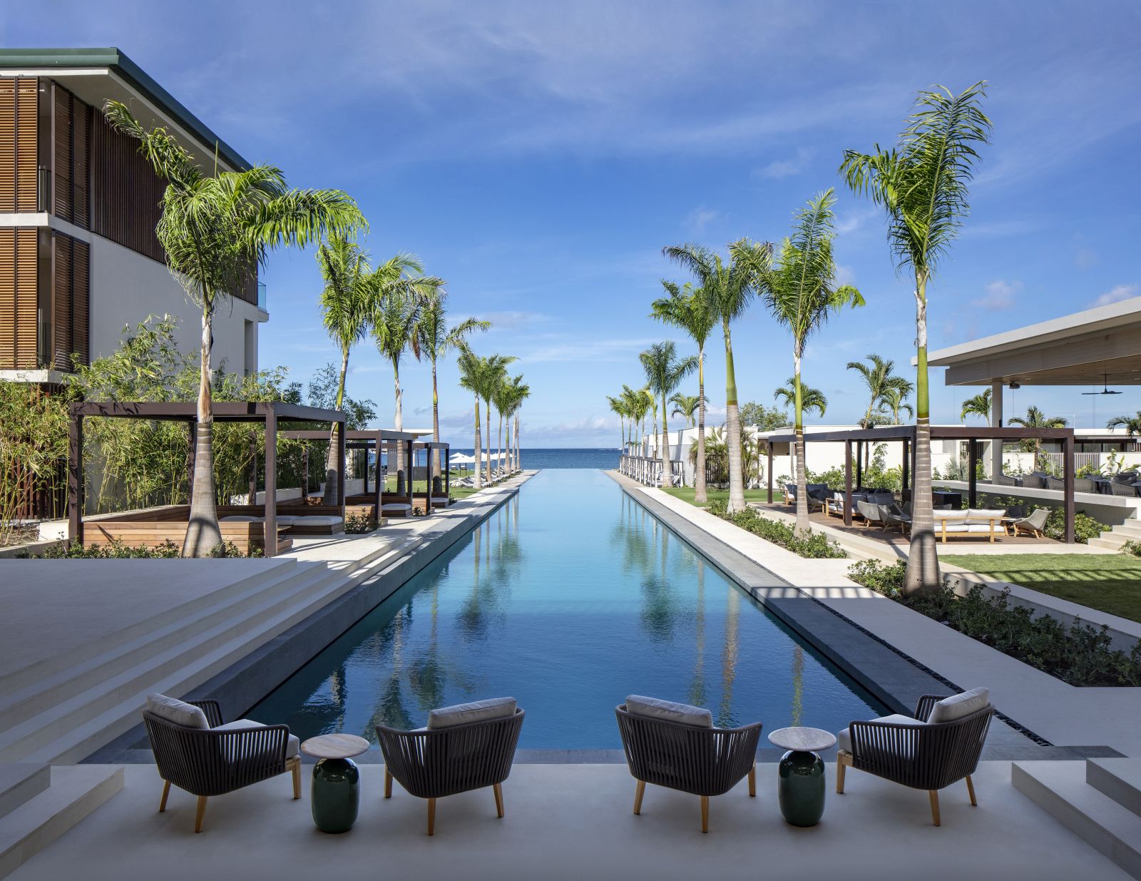 Swimming pool at Silversands hotel in Grenada