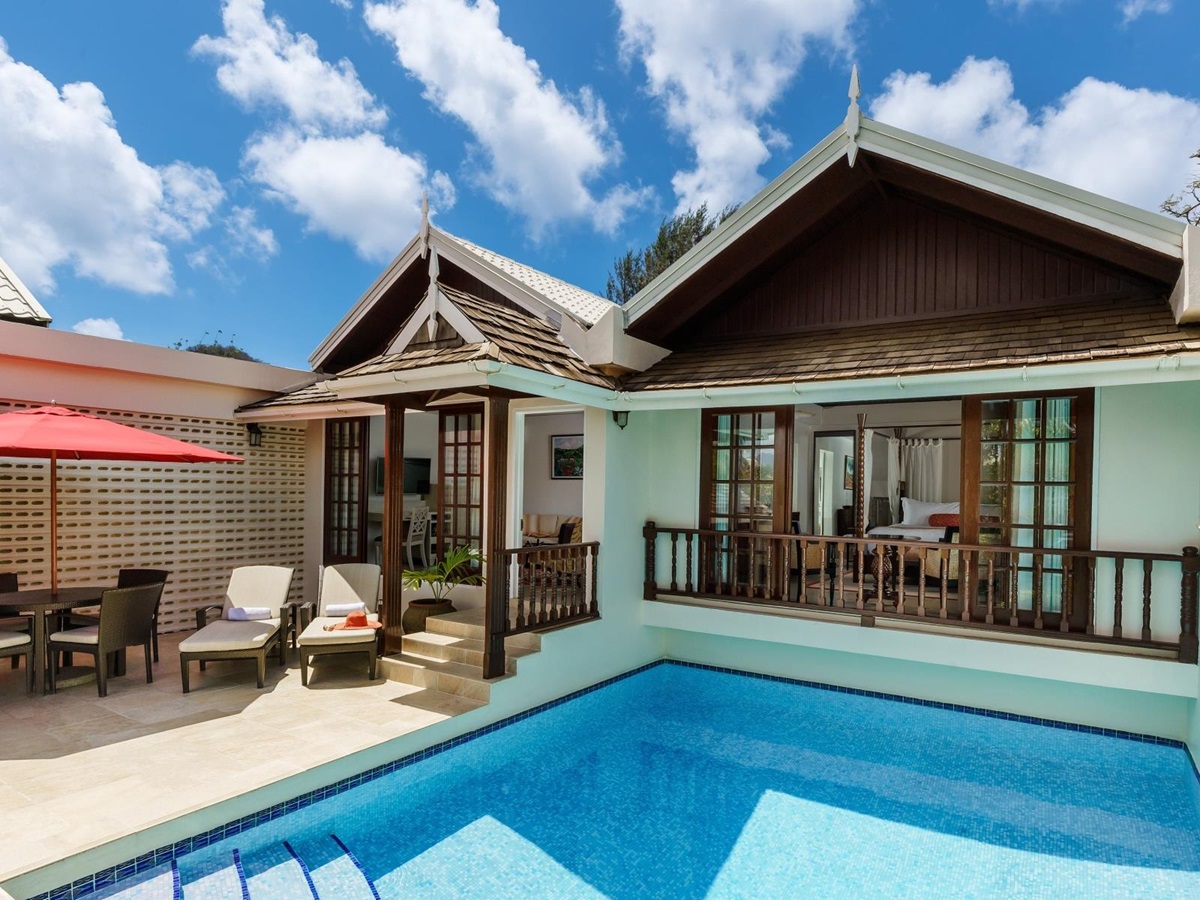 Exterior of the Royal Collection Pool suite
