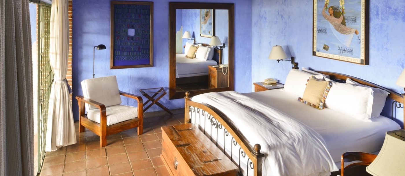 Bedroom at Casa Palopo in Guatemala