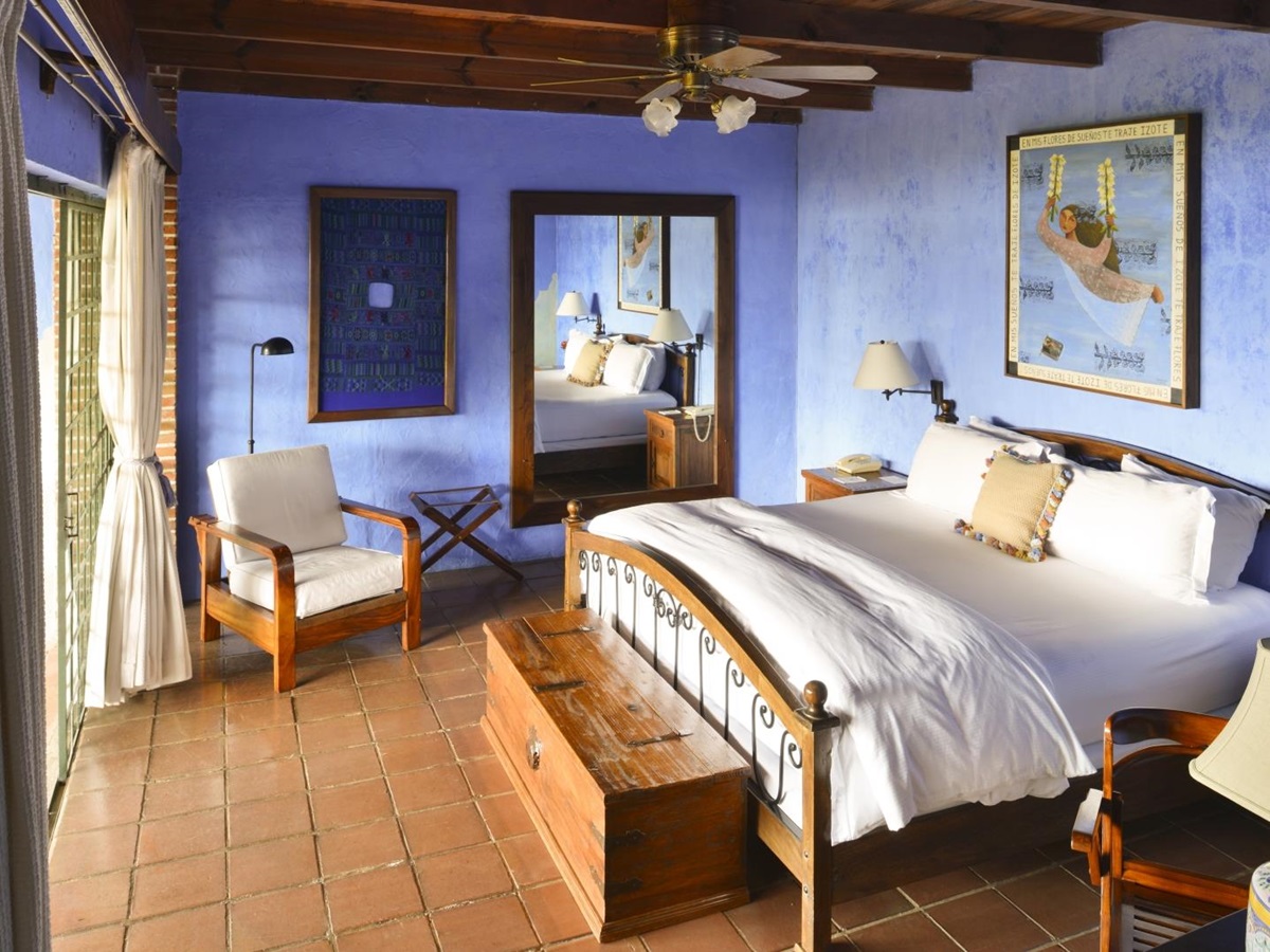 Bedroom at Casa Palopo in Guatemala