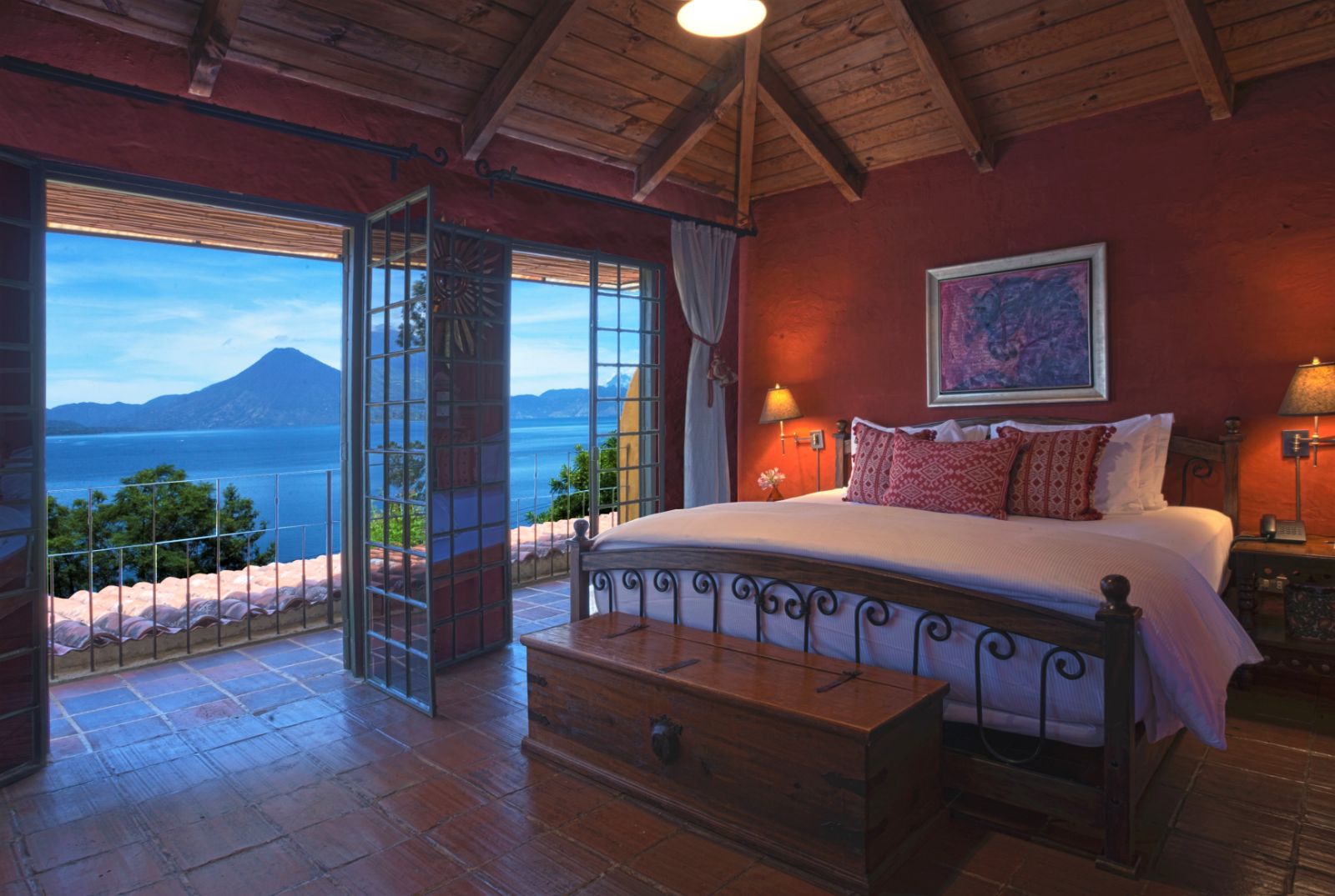 San Marcos deluxe room at Casa Palopo in Guatemala