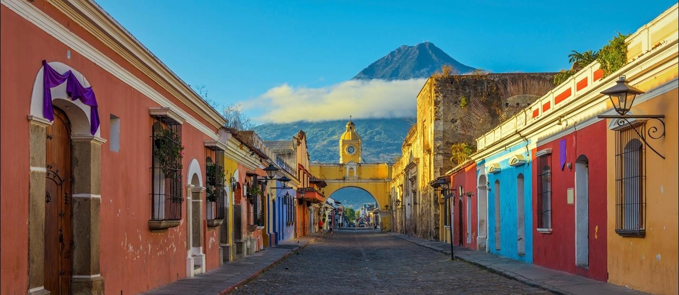 Street in Antigua - Guatemala
