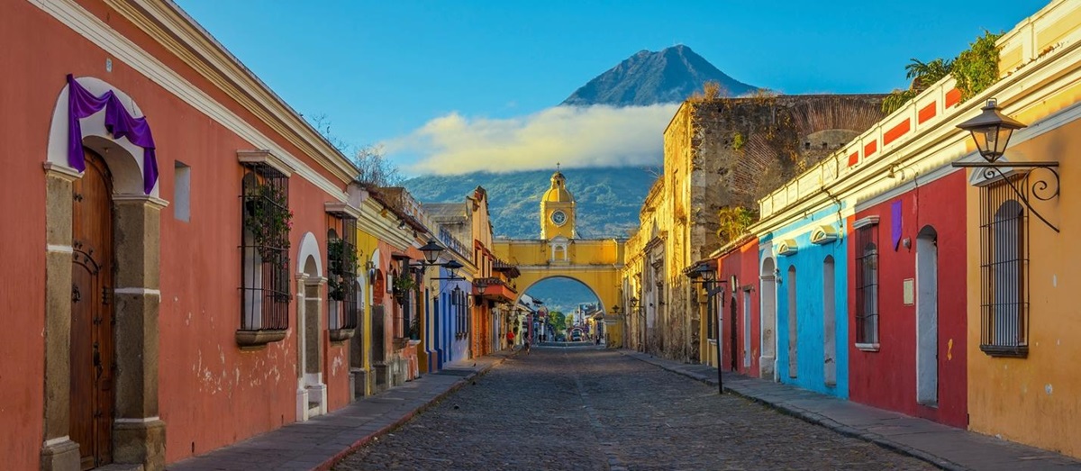 Street in Antigua, Guatemala