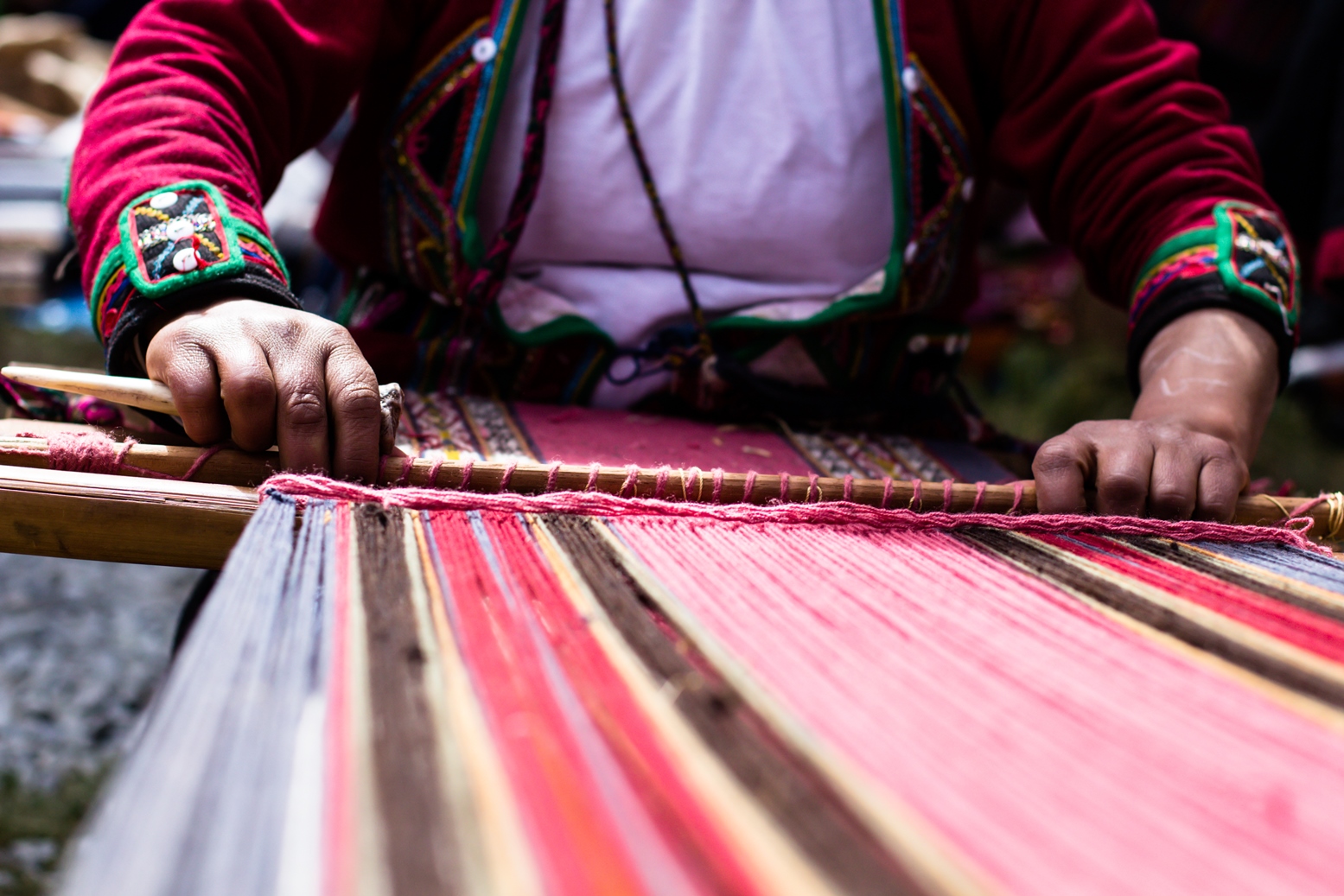 Traditional weaving in Guatemala