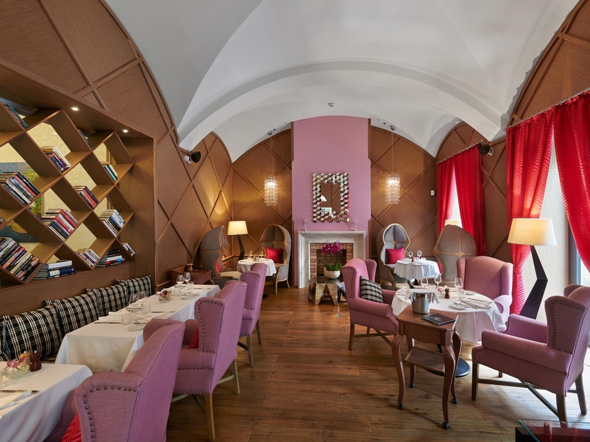 Library Room in Liszt Restaurant in Aria Budapest in Hungary