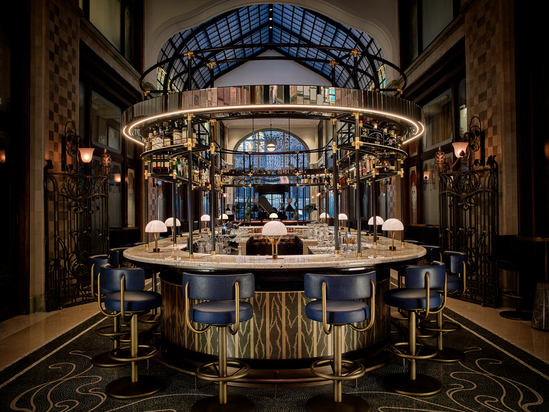 Bar at Four Seasons Gresham Palace in Budapest