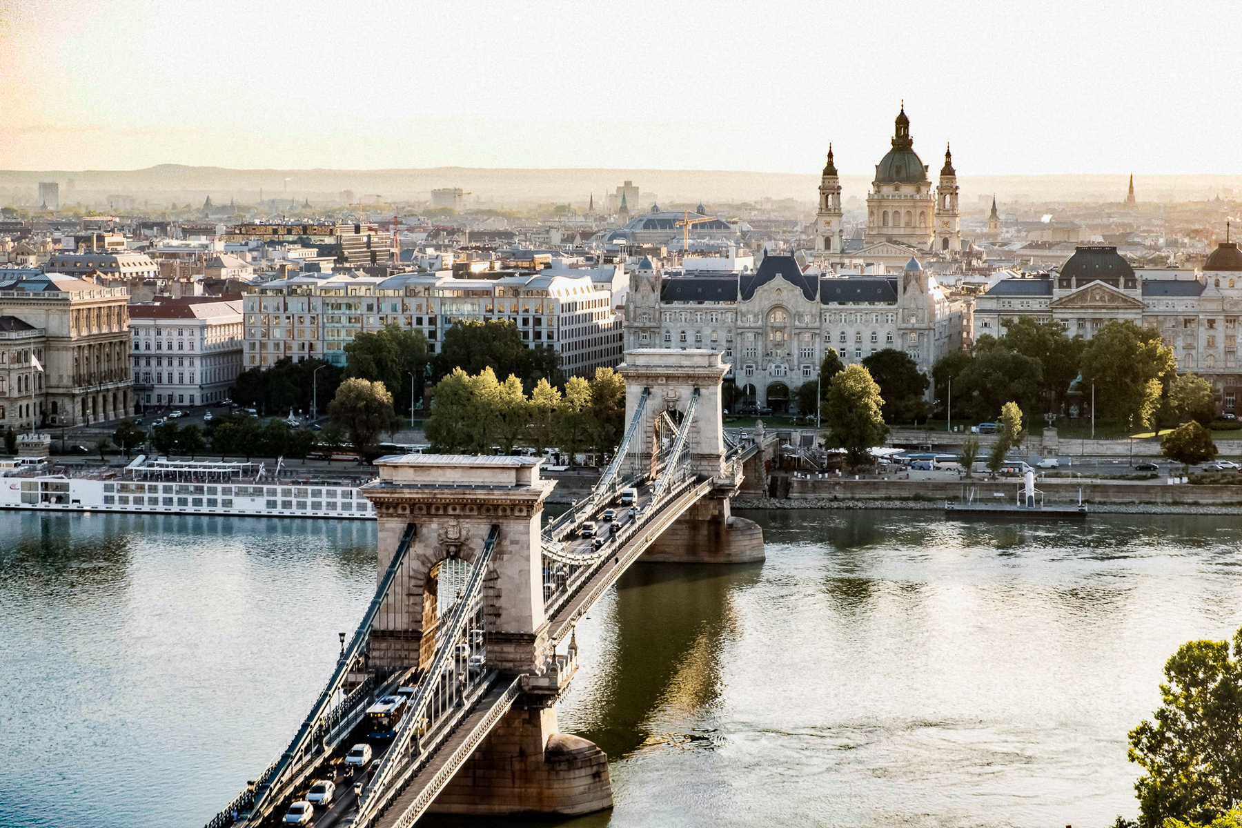 Views over Budapest from Four Seasons Gresham Palace