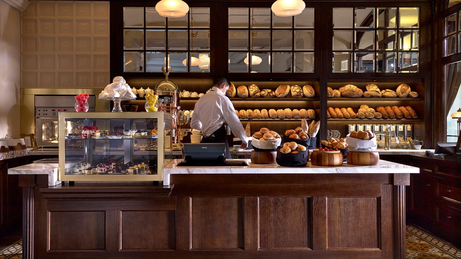 Kollazs Brasserie and Bar at the Four Seasons Gresham Palace in Budapest Hungary