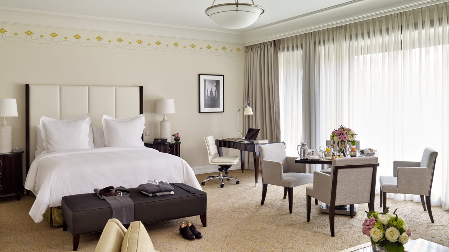 Park View Suite at the Four Seasons Gresham Palace in Budapest Hungary