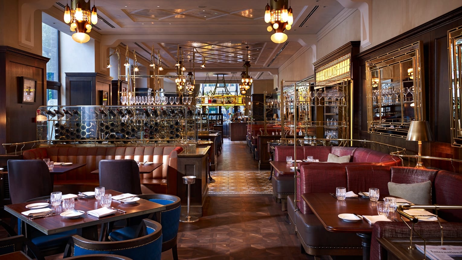 Restaurant within the Four Seasons Gresham Palace in Budapest Hungary