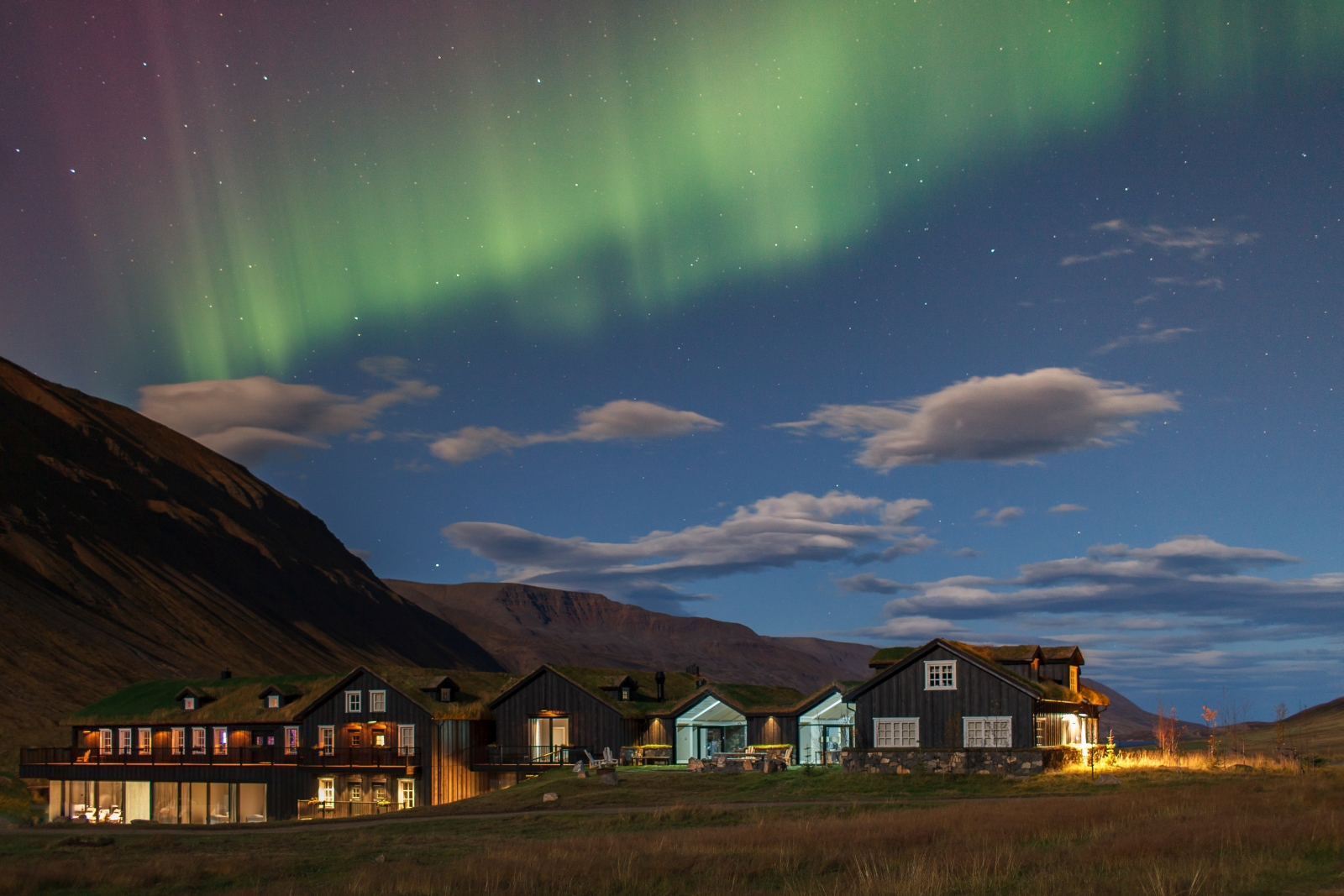 Northern Lights at Deplar Farm