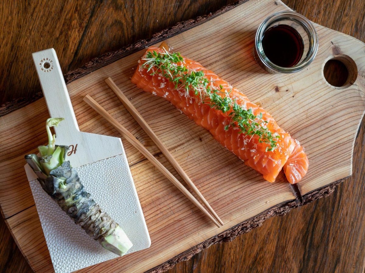 Cuisine served at Deplar Farm in Iceland