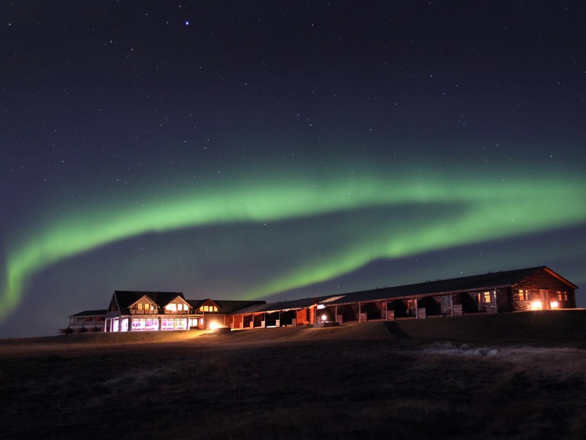 Northern lights at Ranga Lodge