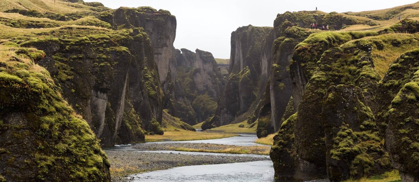 Canyon in summer in Iceland