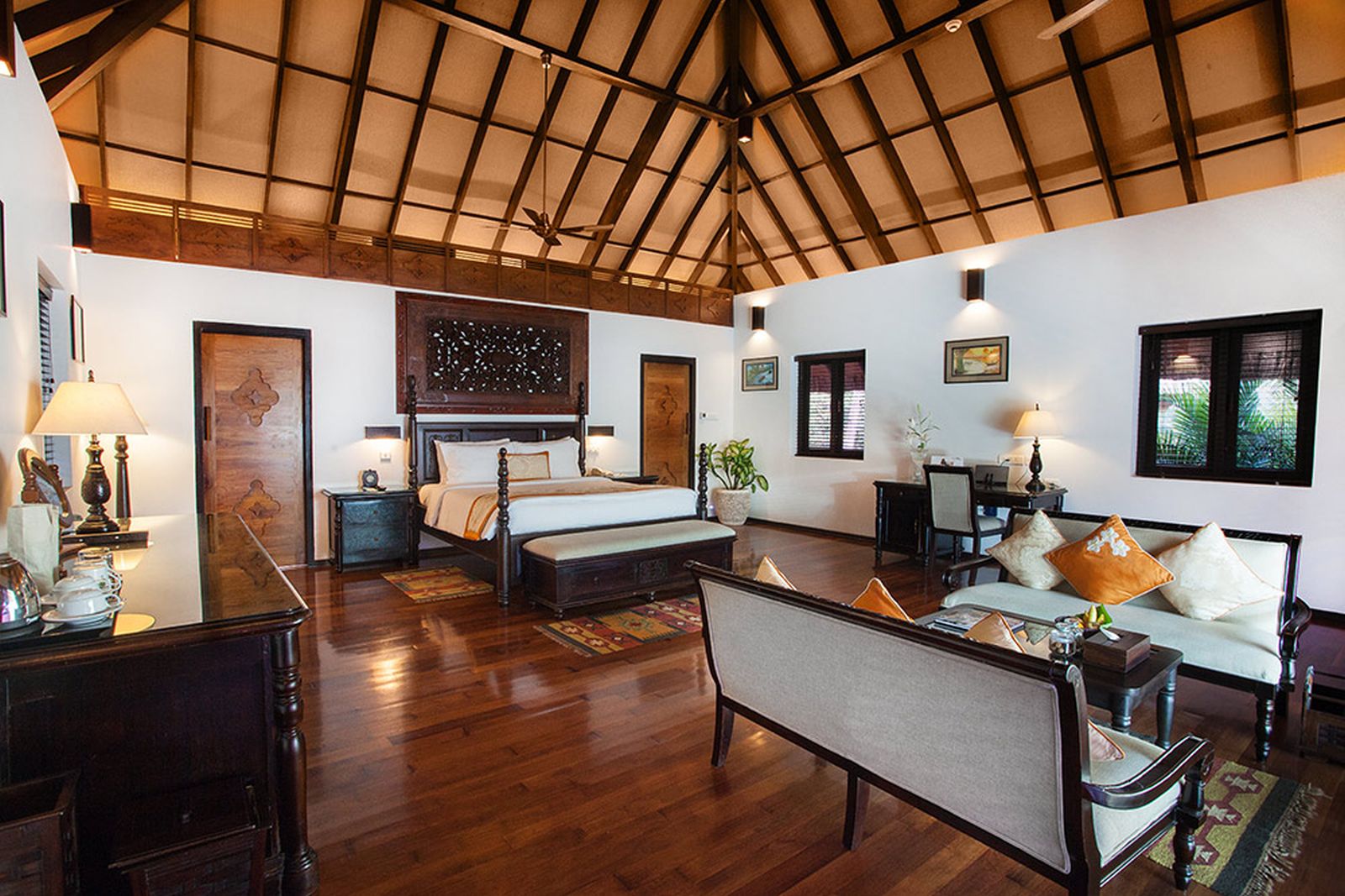 Suite at the Carnoustie Resort in Kerala India