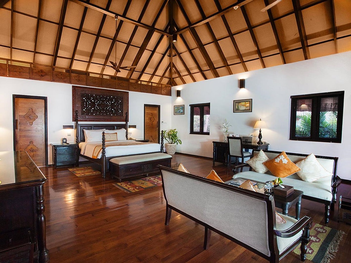 Suite at the Carnoustie Resort in Kerala India