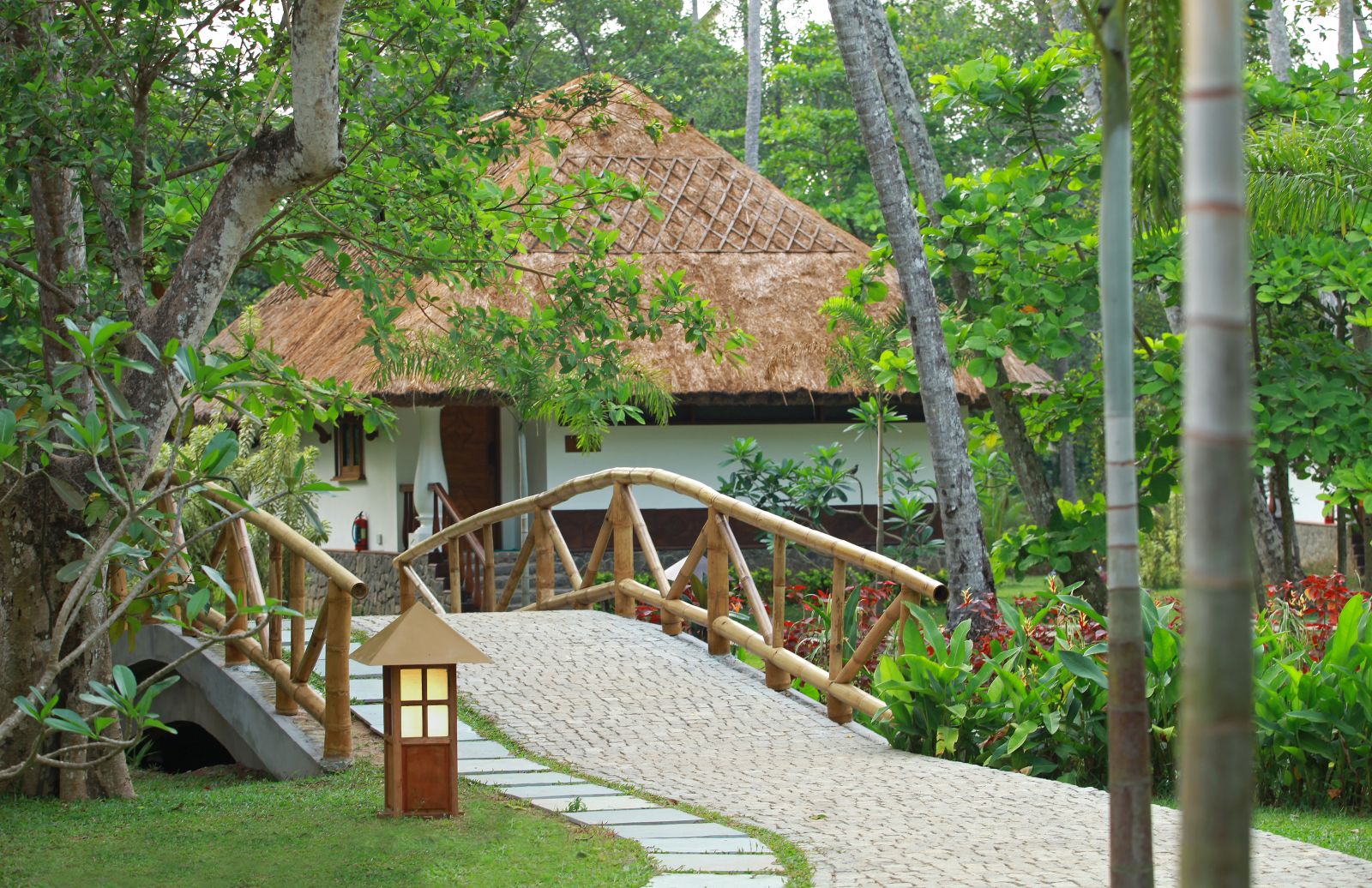 A villa at the Carnoustie Resort in Kerala India