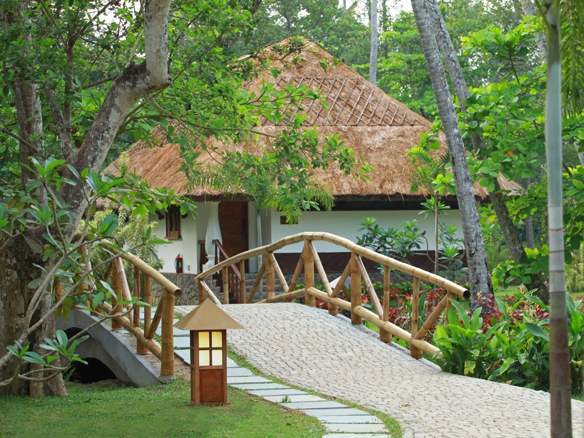 A villa at the Carnoustie Resort in Kerala India