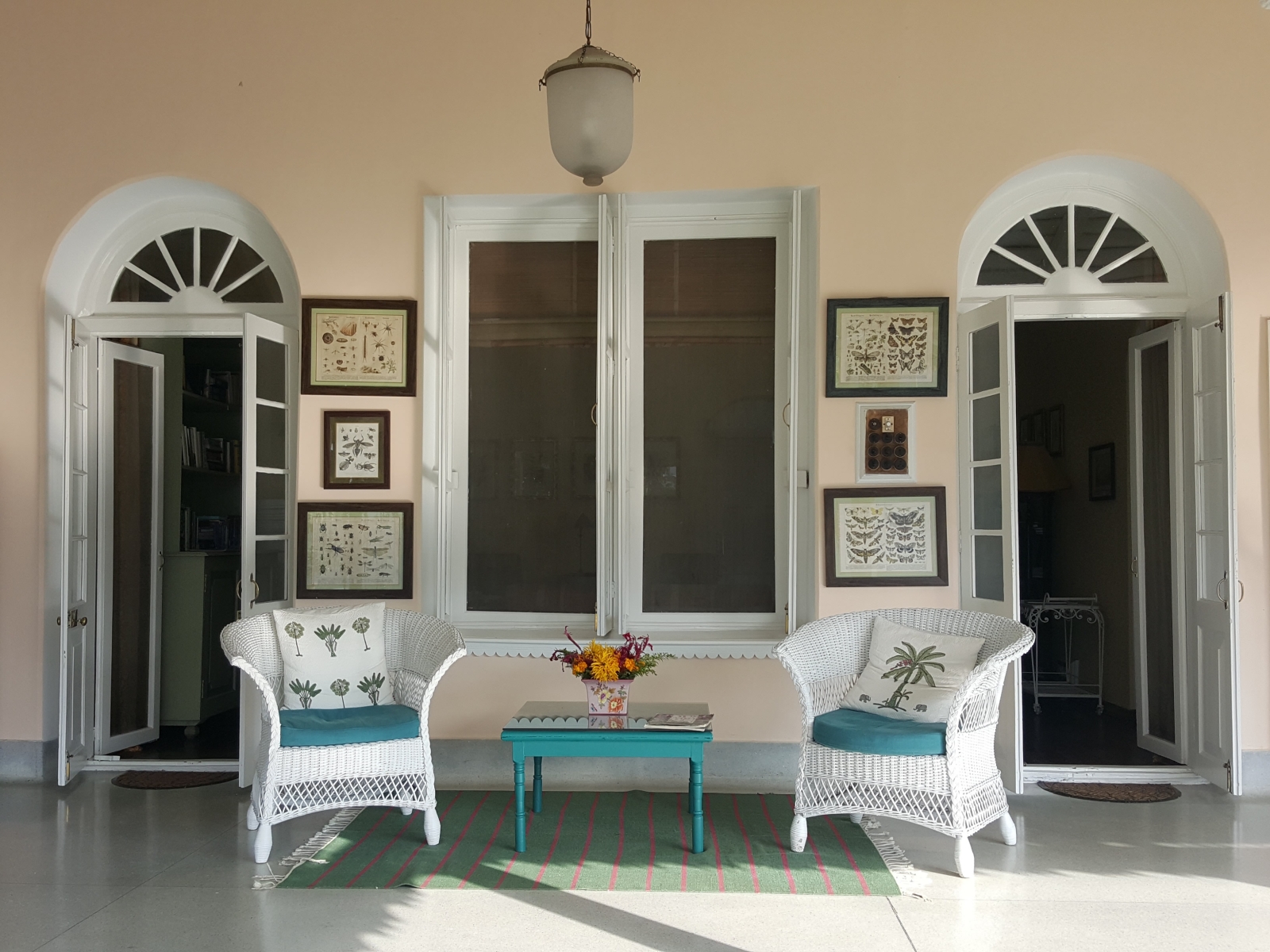 Veranda at the Glenburn Tea Estate in Darjeeling India