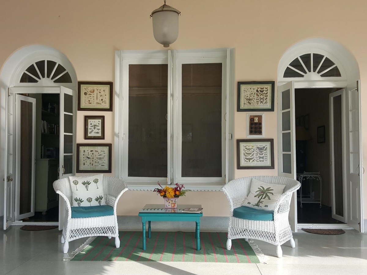 Veranda at the Glenburn Tea Estate in Darjeeling India