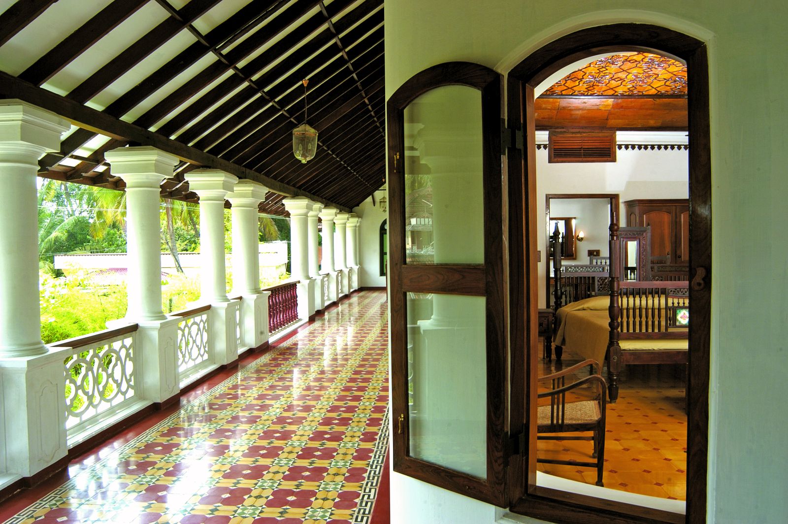 Inside the main house of Kalari Kovilakom