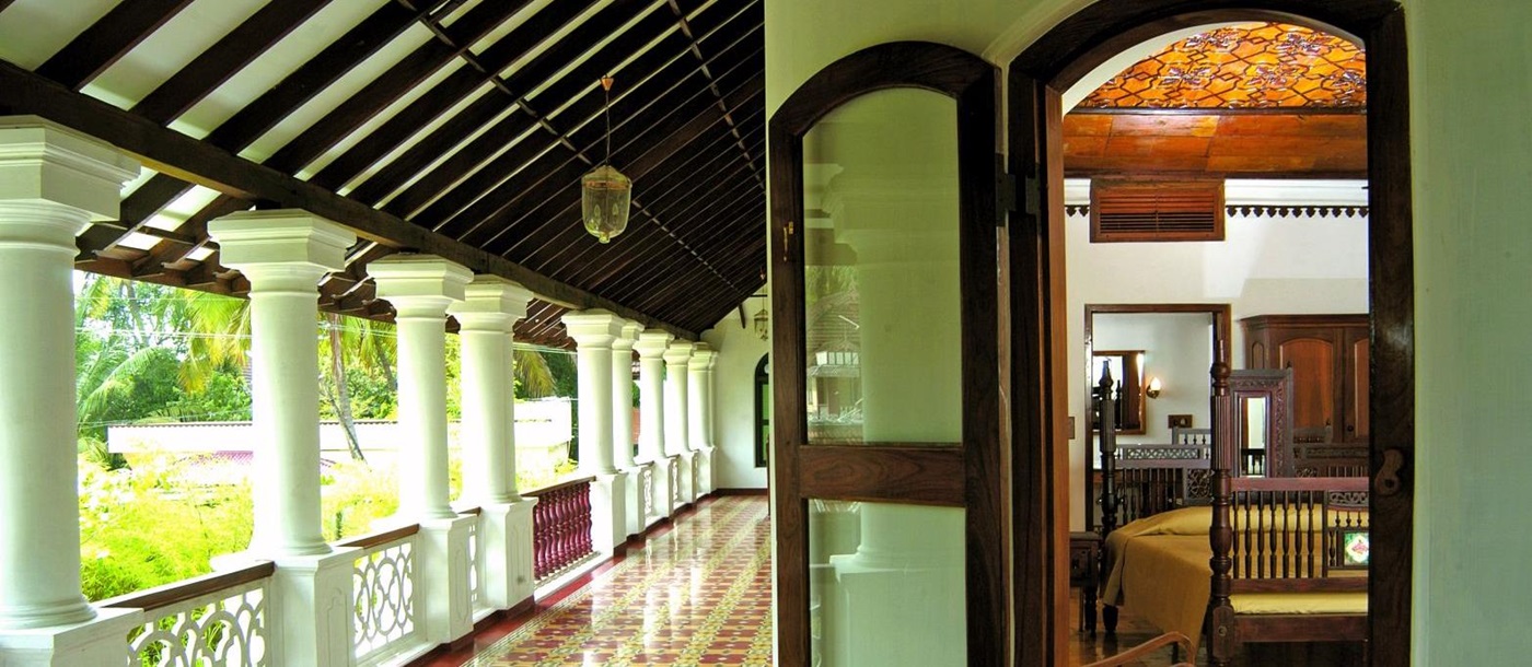 Inside the main house of Kalari Kovilakom
