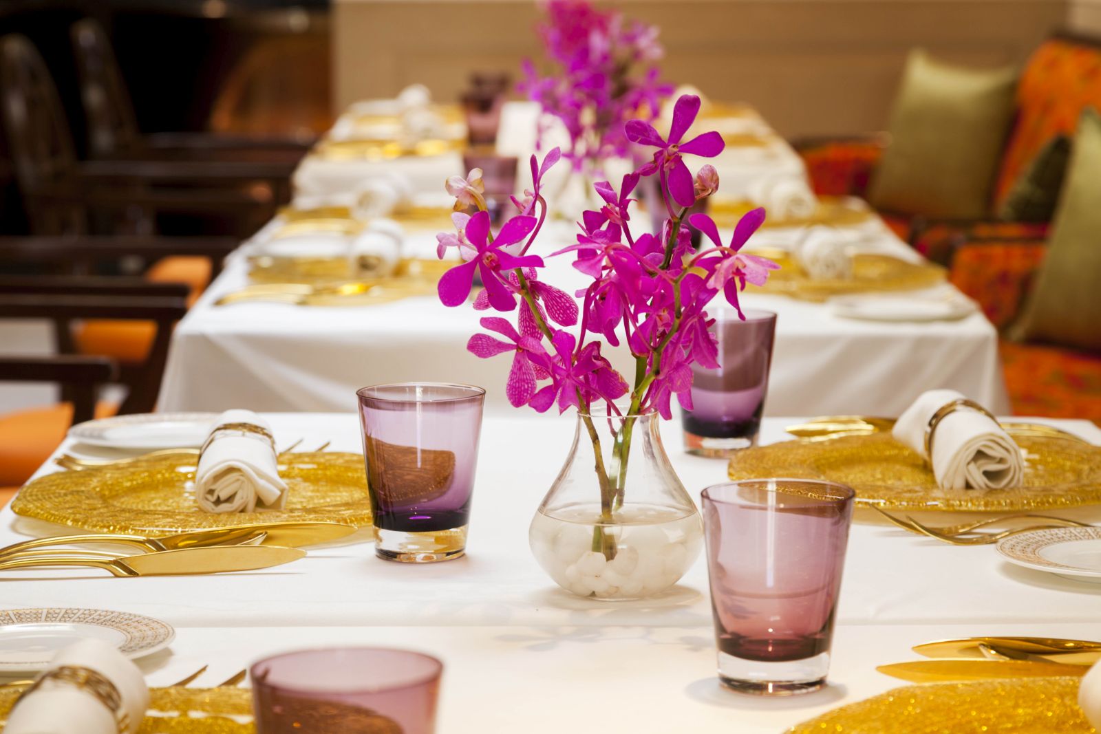 Fine dining at the Oberoi Hotel Delhi