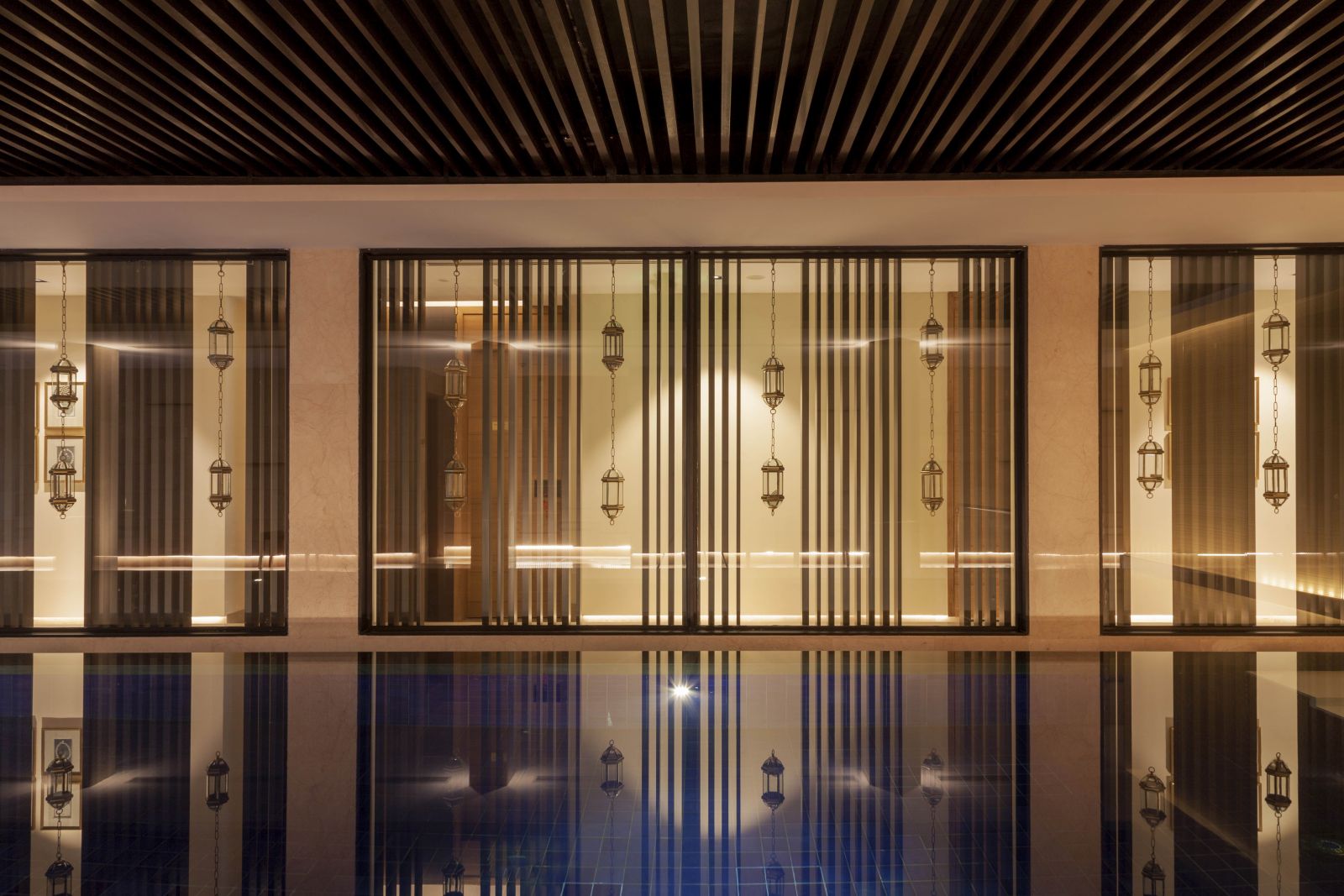 Spa complex at the Oberoi Hotel Delhi