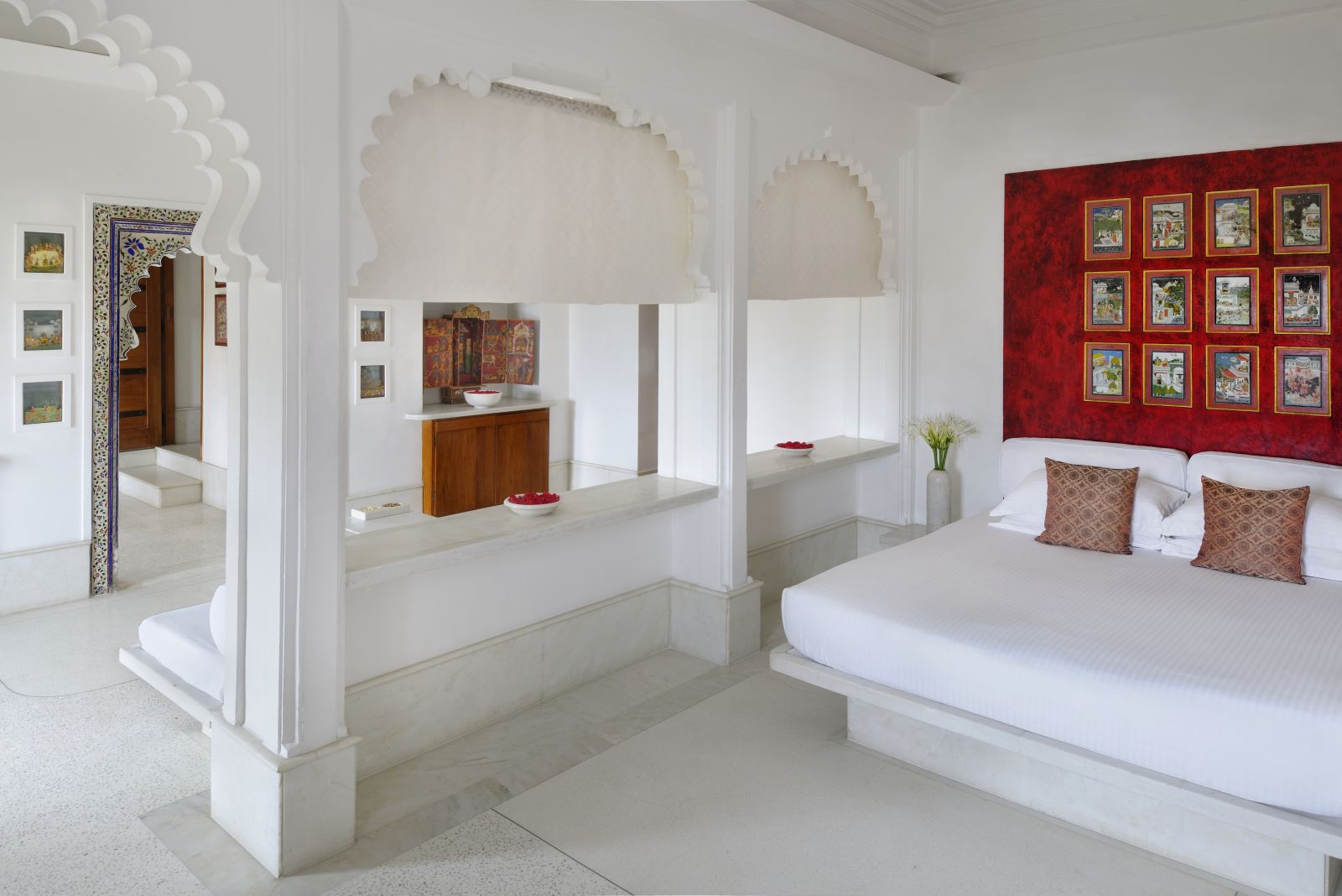 Palace Suite at the RAAS Devigarh hotel near Udaipur India