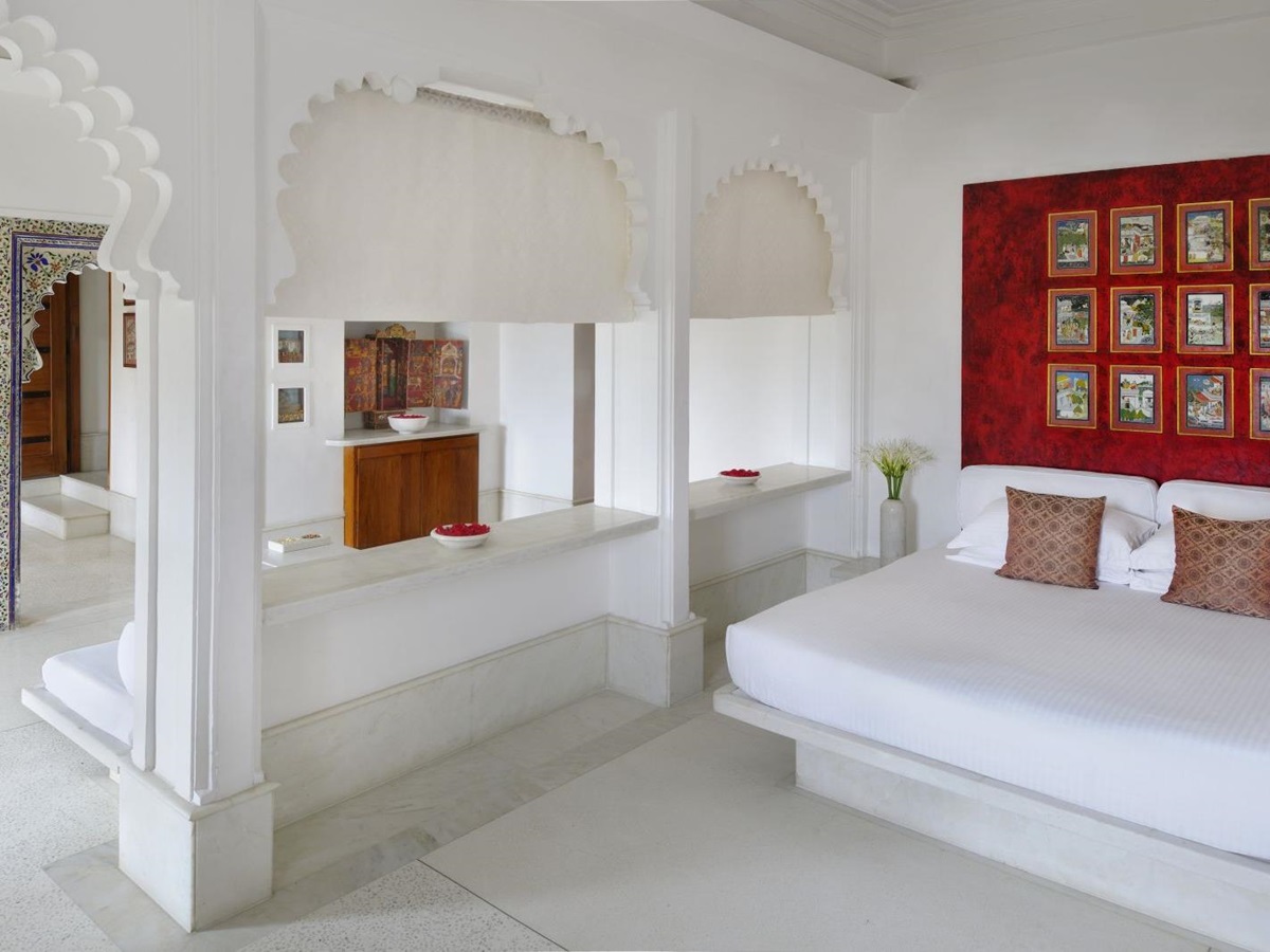 Palace Suite at the RAAS Devigarh hotel near Udaipur India