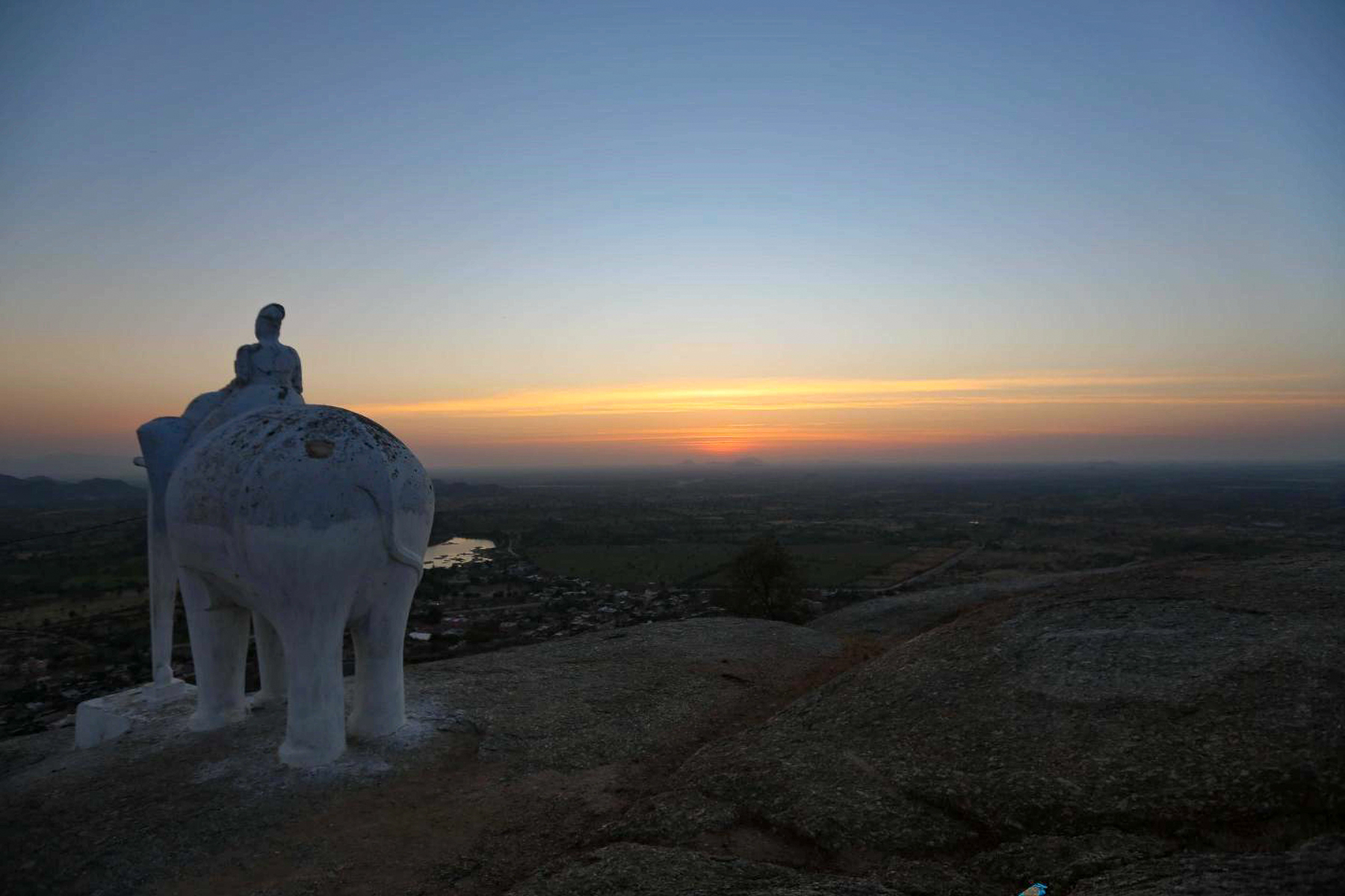 Sunrise at Rawla Narlai in India