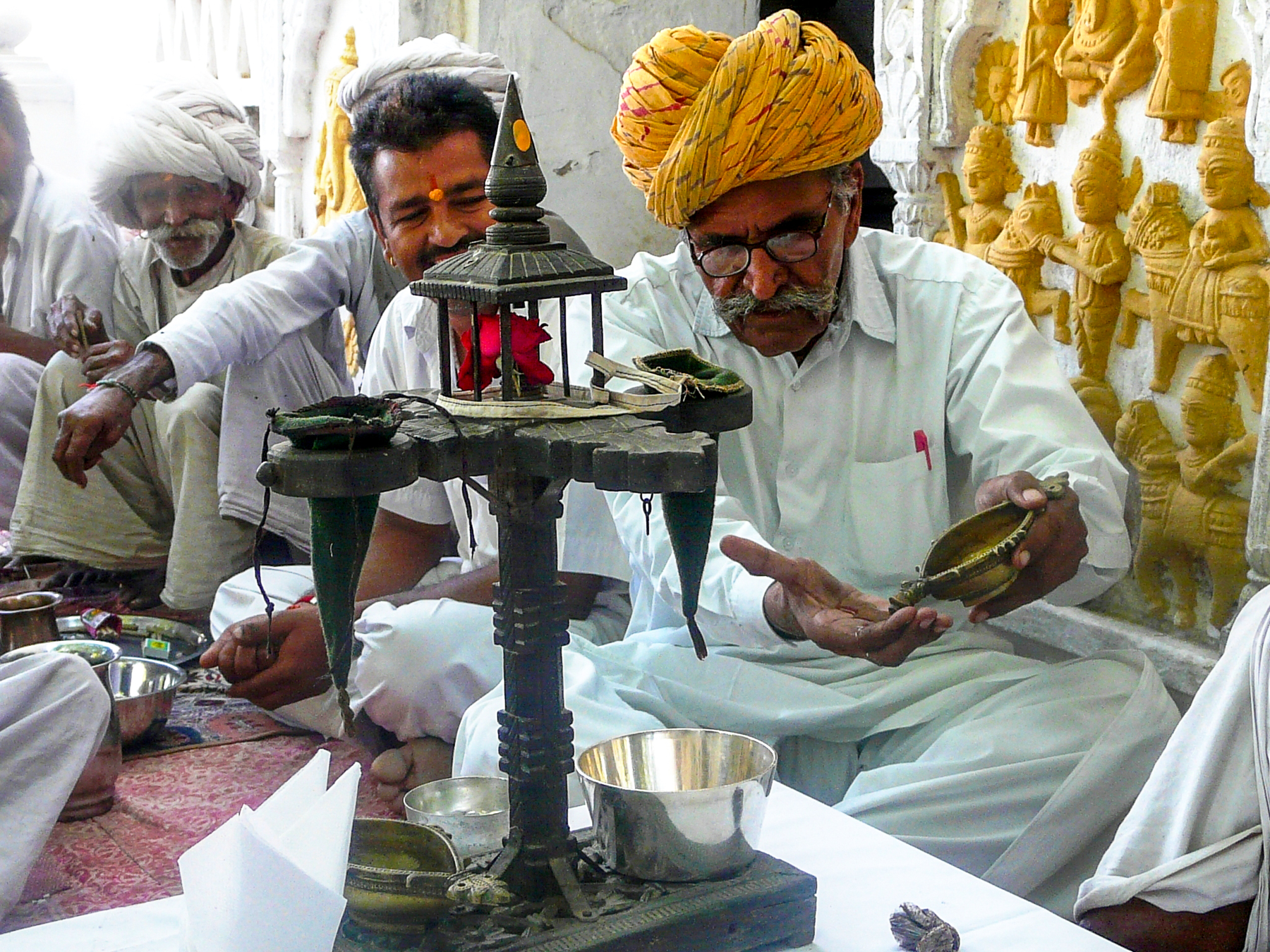 A village ceremony organised from Rawla Narlai in India