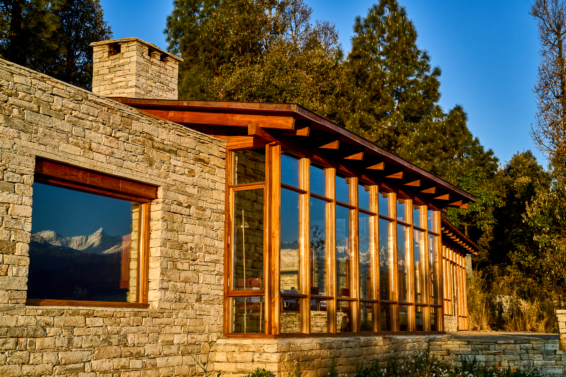 Exterior view of Shakti Prana in Uttarakhand
