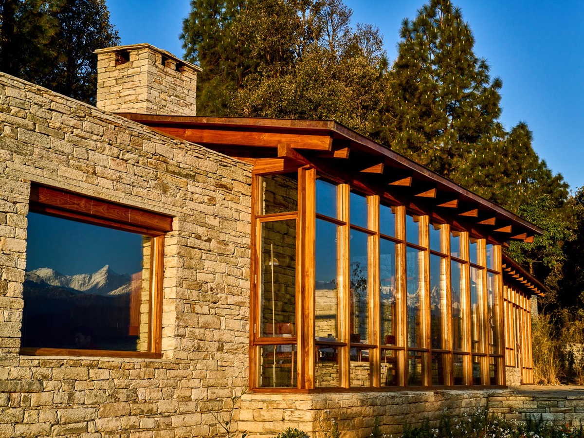 Exterior view of Shakti Prana in Uttarakhand