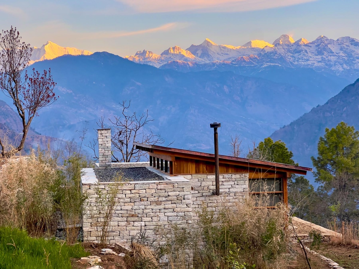 Facade of Shakti Prana in Uttarakhand