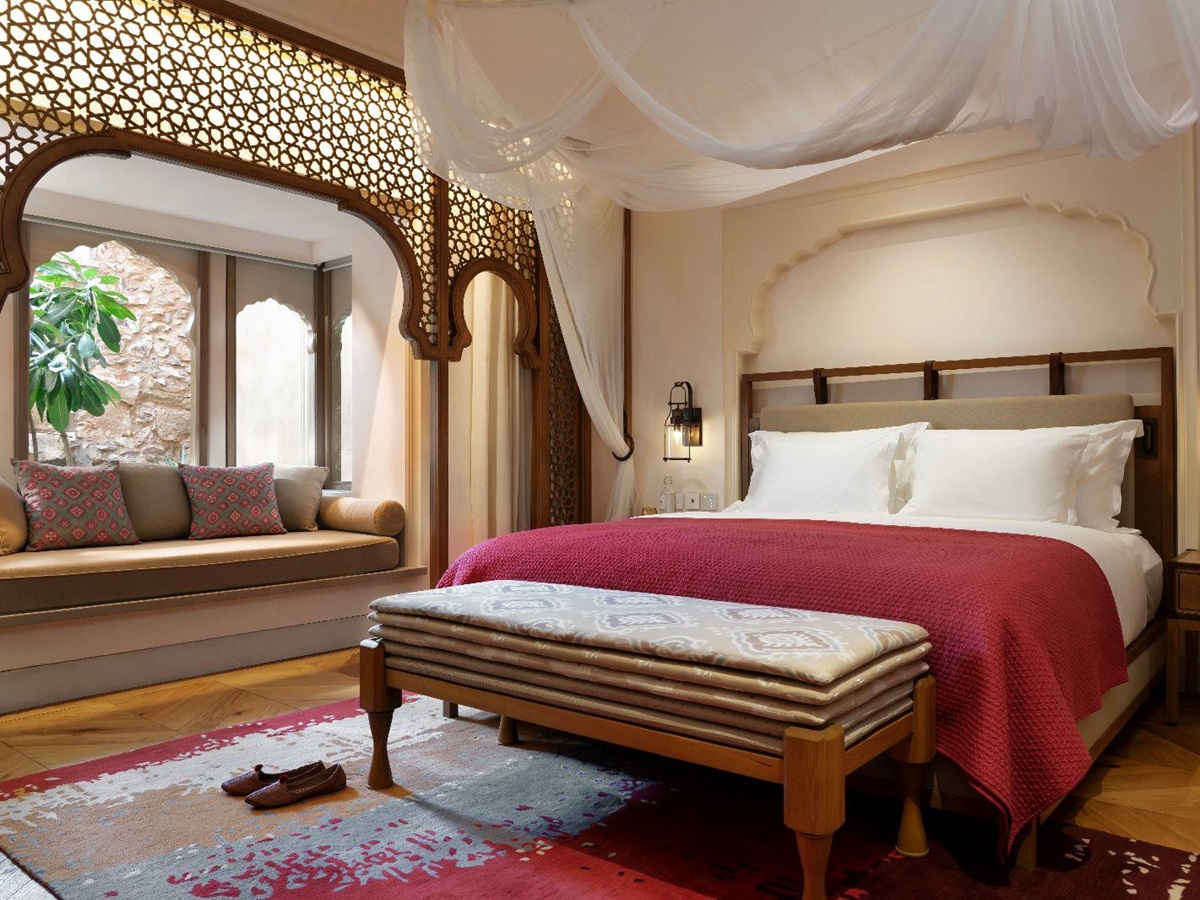 A suite at Six Senses Fort Barwara near Rathambore India