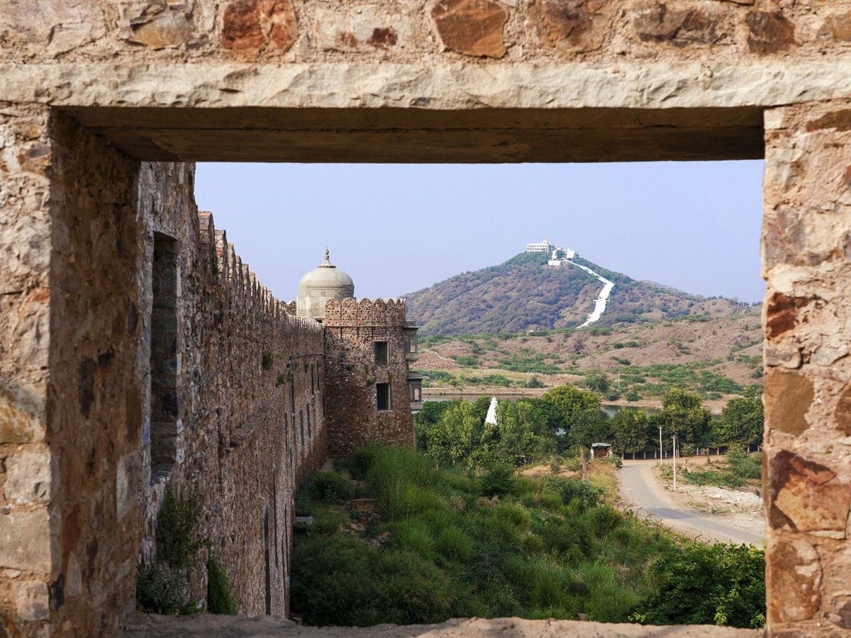 View from the Six Senses Fort Barwara near Rathambore India