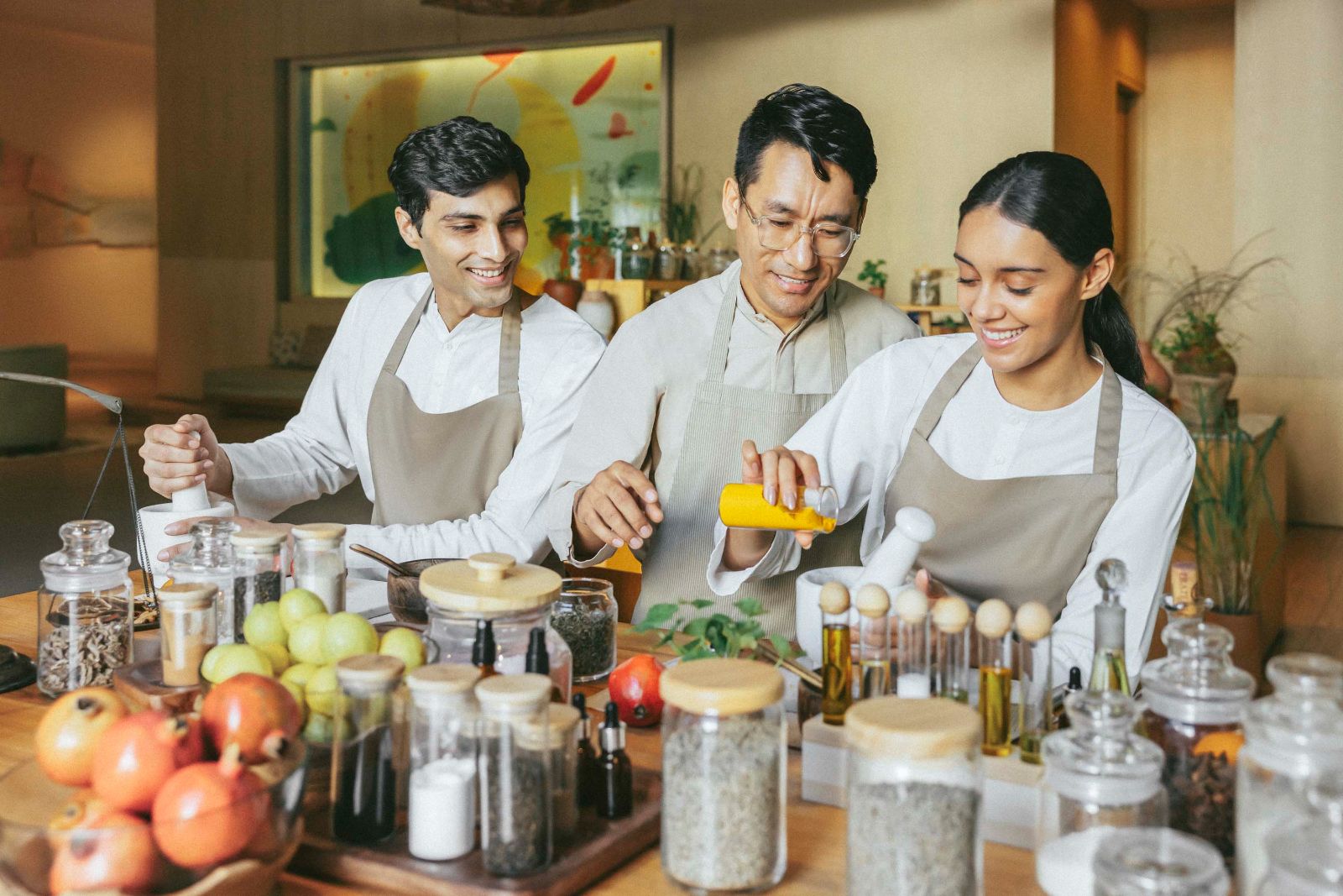 Alchemy Bar at Six Senses Vana in Dehradun, India