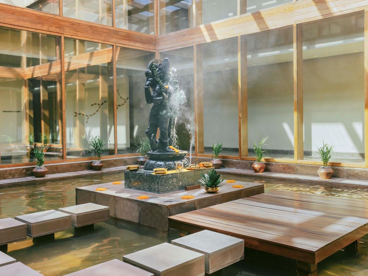 Ayurveda spa centre at Six Senses Vana in Dehradun, India