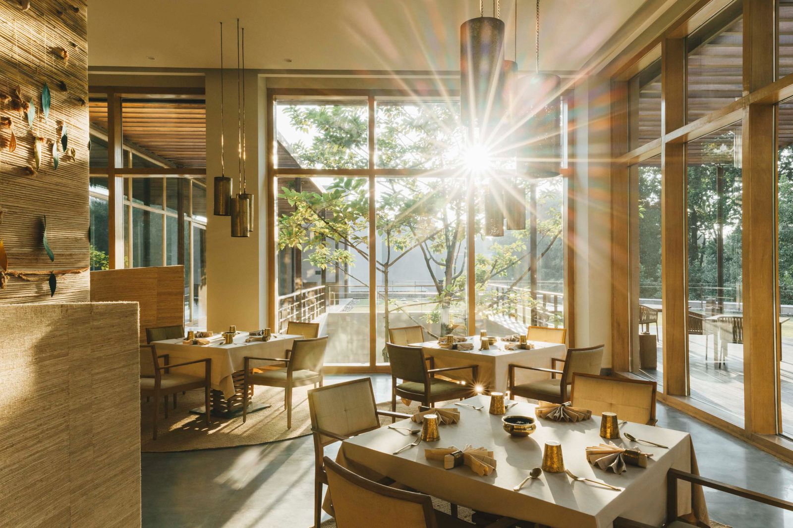 Dining at Six Senses Vana in Dehradun, India