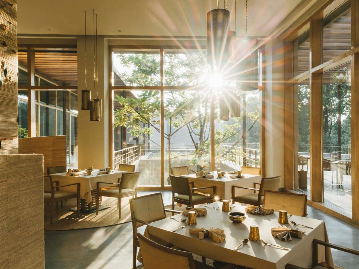 Dining at Six Senses Vana in Dehradun, India