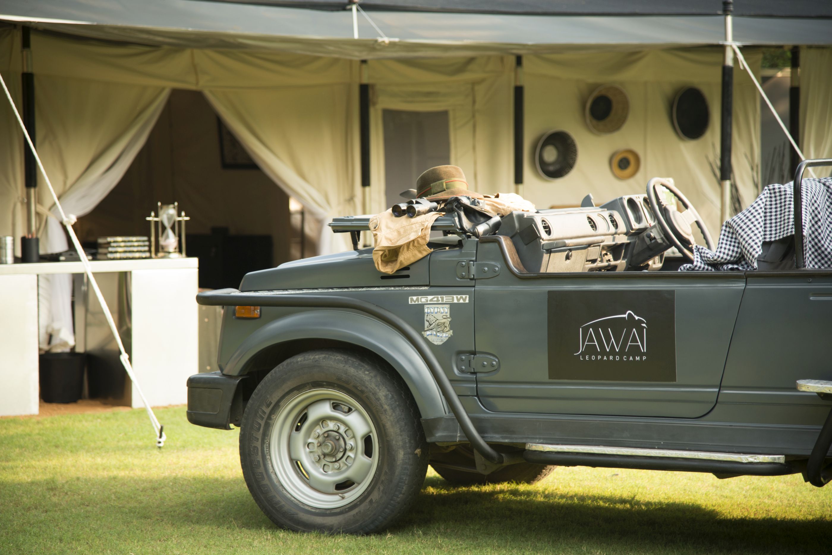 jeep at Glenburn Tea Estate, India