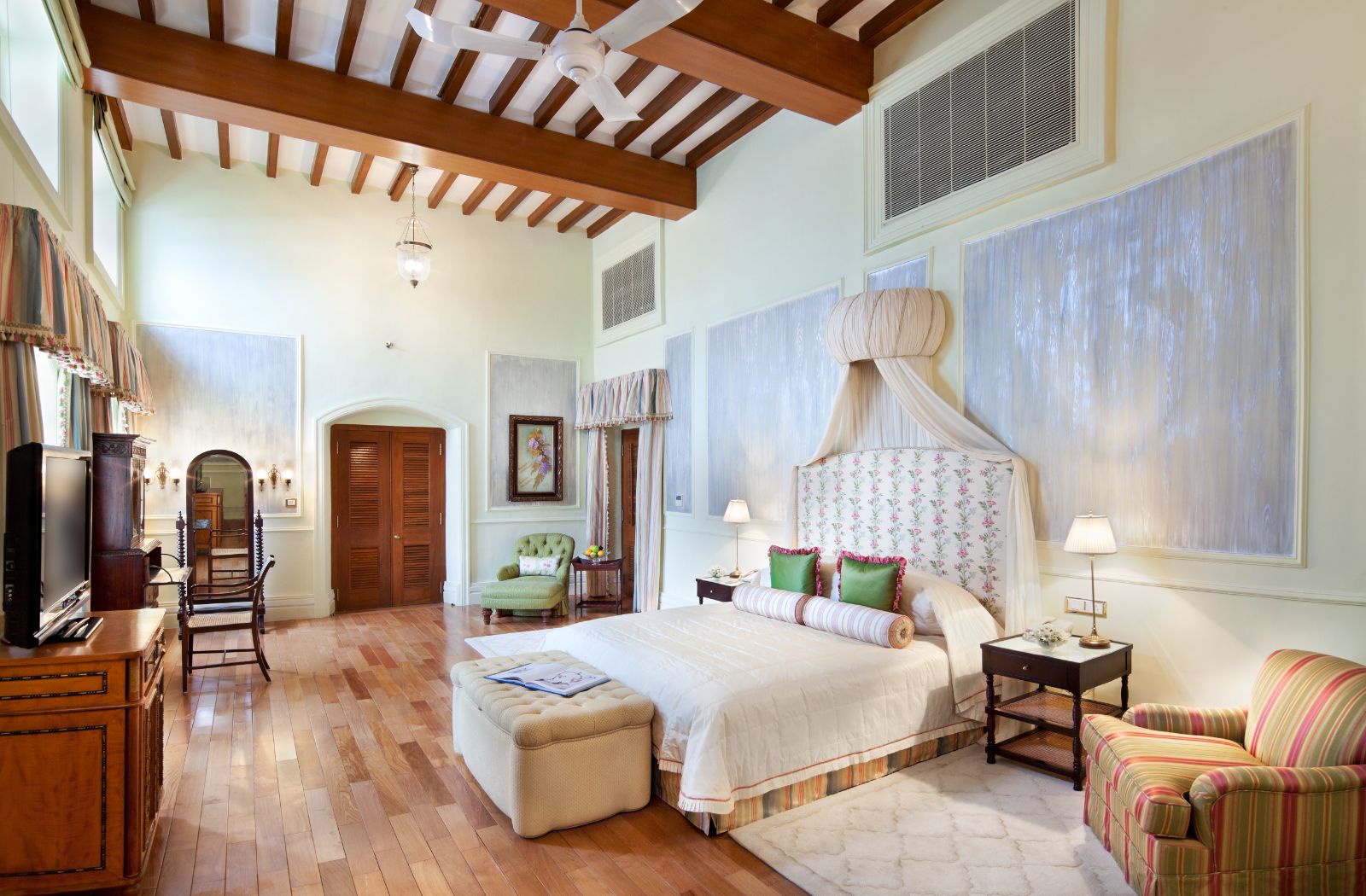 Royal Begum Suite at Taj Falaknuma Palace in Hyderabad in India