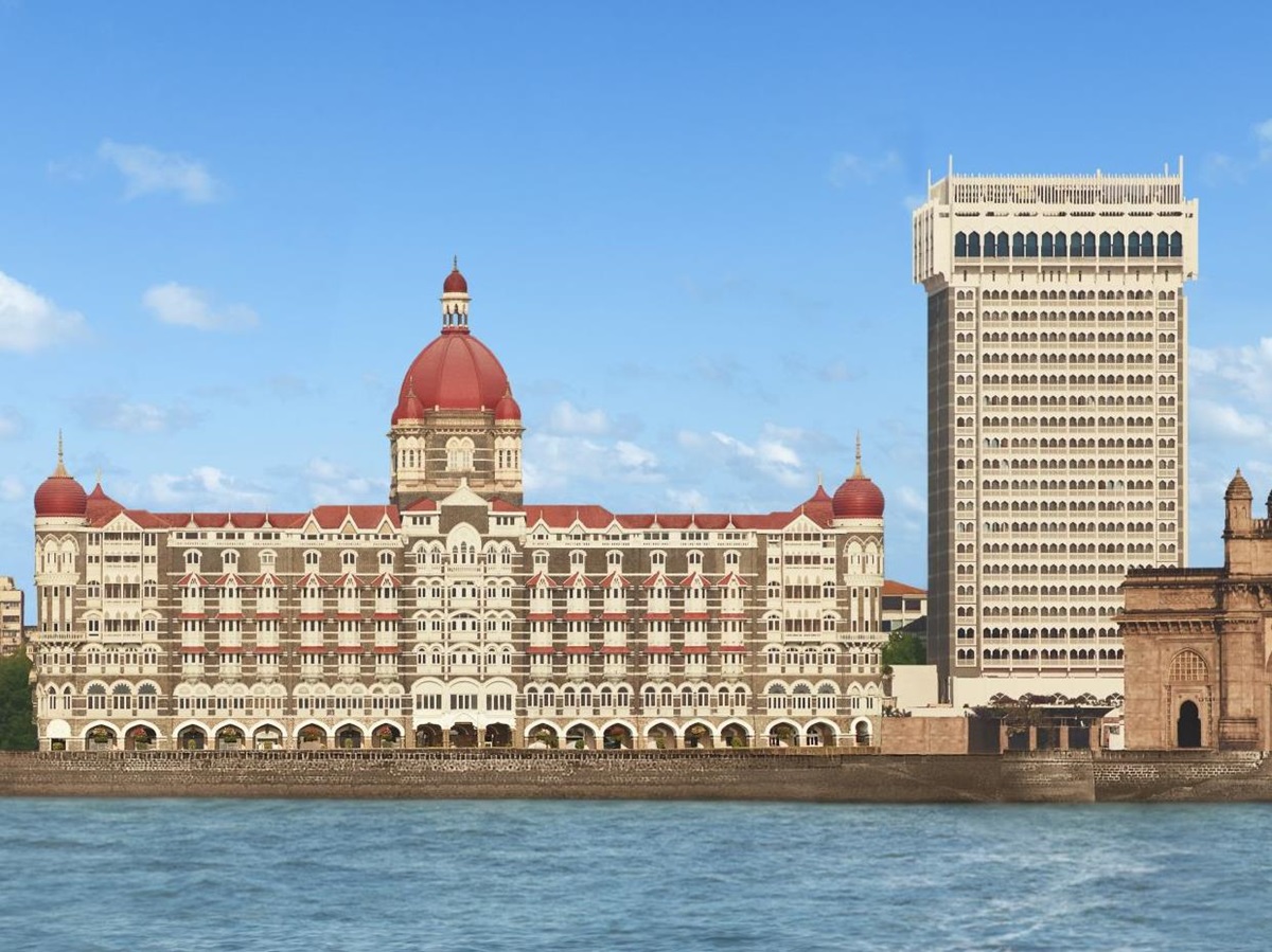 View of the Taj Mahal Palace hotel in Mumbai