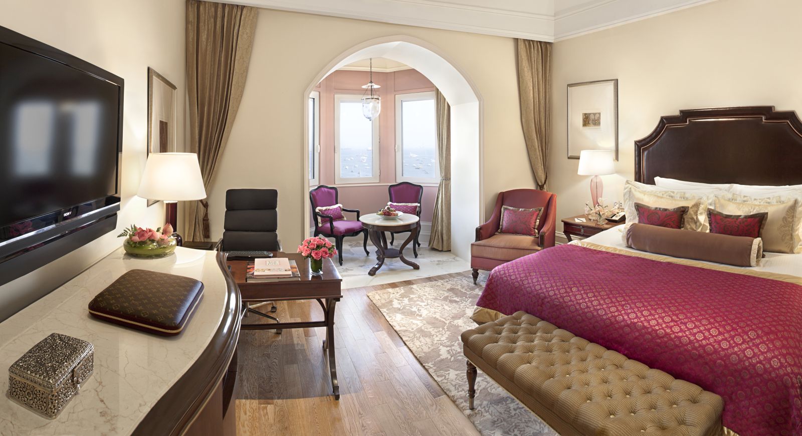 Luxury Grand Room in the Taj Mahal Palace hotel in Mumbai