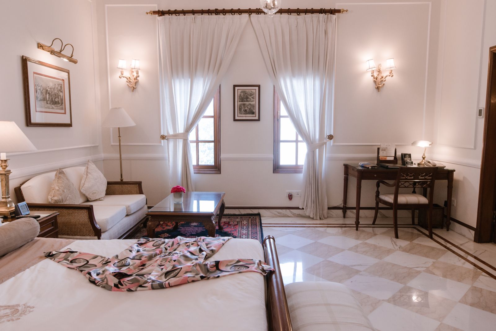 Art deco room at the Imperial New Delhi